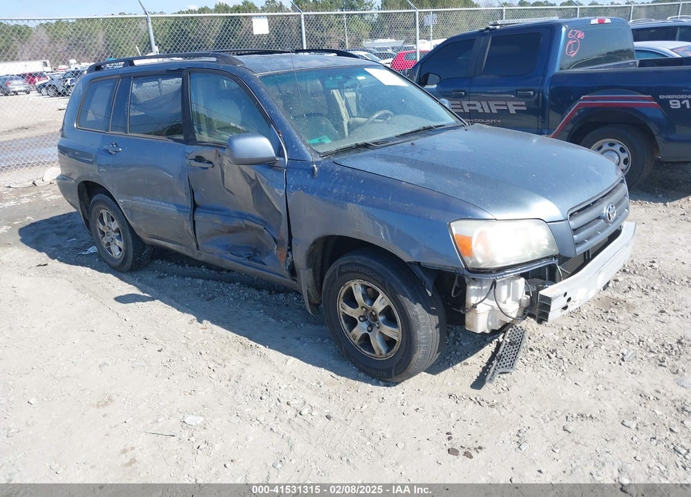 2006 TOYOTA HIGHLANDER V6 VIN: JTEGP21A460107876