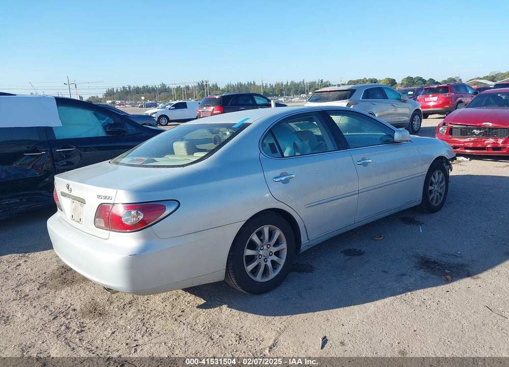 2003 LEXUS ES 300 VIN: JTHBF30G936011231
