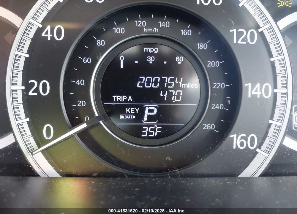 2013 HONDA ACCORD VIN: 1HGCR2F8XDA171481