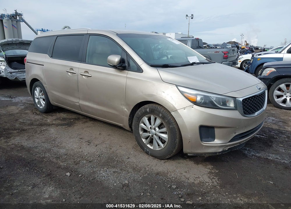 2016 KIA SEDONA LX VIN: KNDMB5C18G6204078