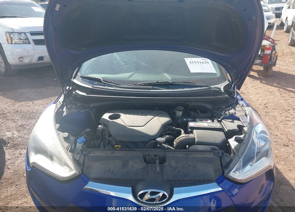 2012 HYUNDAI VELOSTER BASE W/GRAY VIN: KMHTC6AD5CU027521