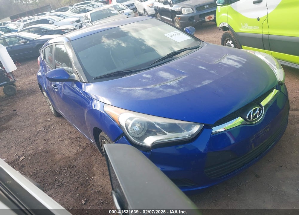 2012 HYUNDAI VELOSTER BASE W/GRAY VIN: KMHTC6AD5CU027521