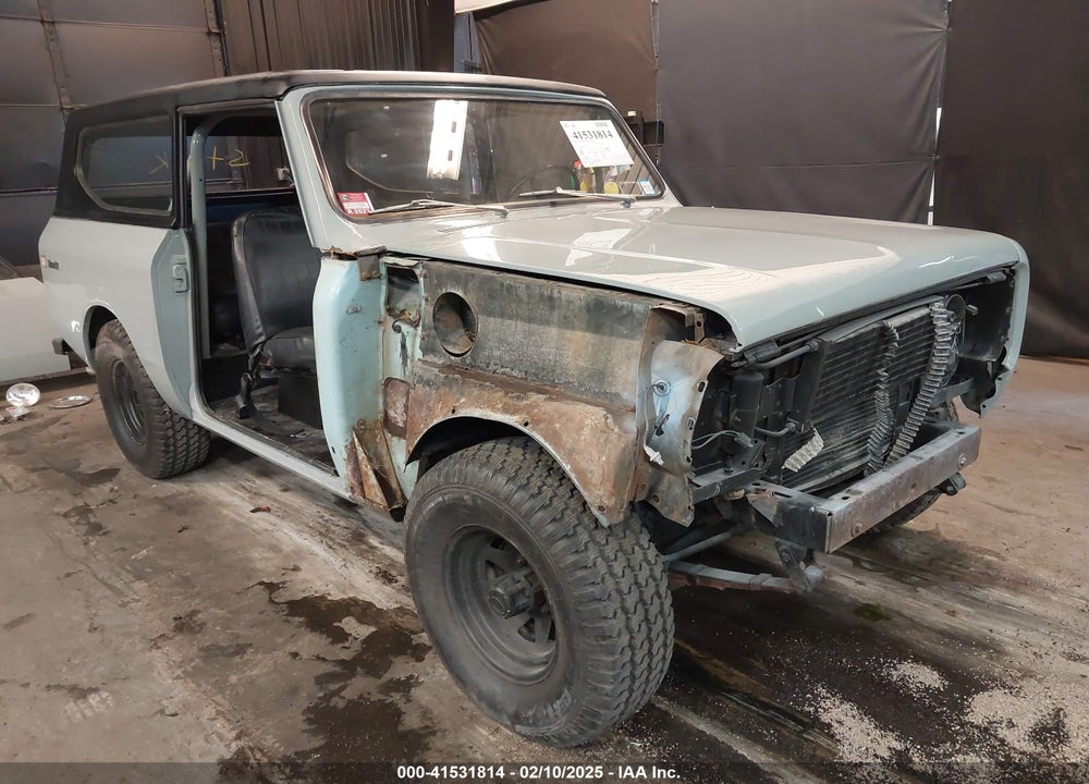 1973 INTERNATIONAL SCOUT II VIN: 3S8S8CGD38278