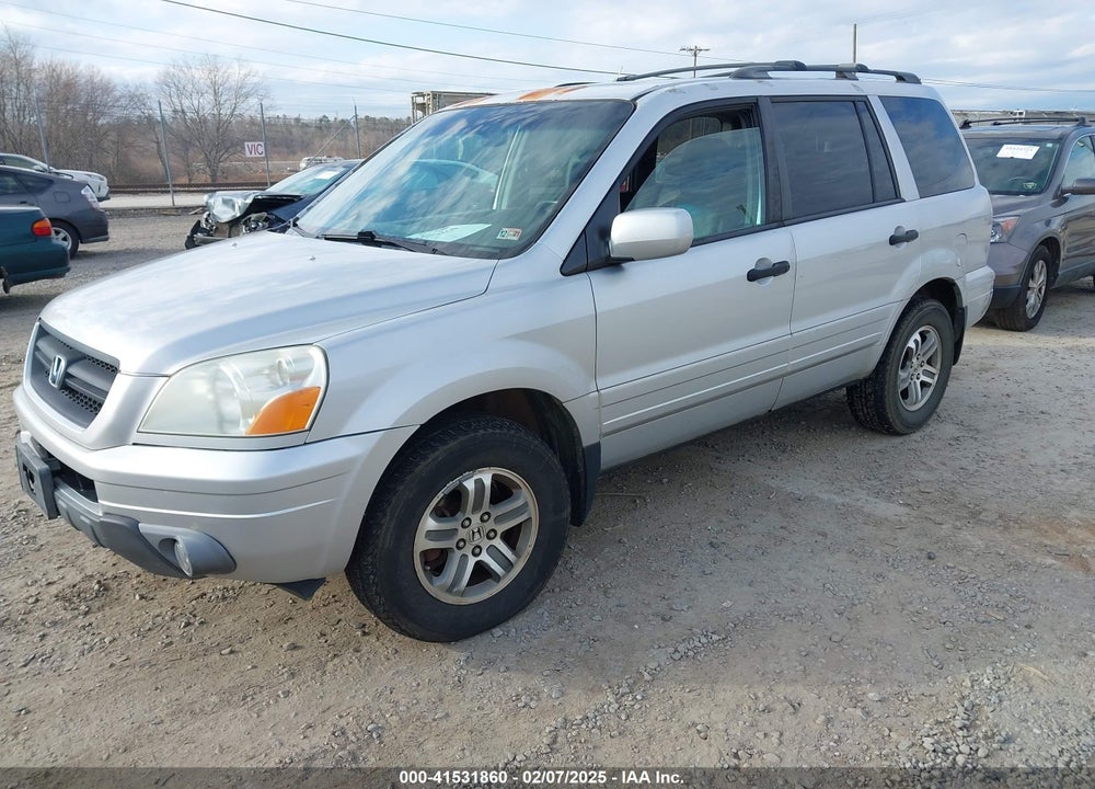 2005 HONDA PILOT EX-L VIN: 5FNYF18645B014363