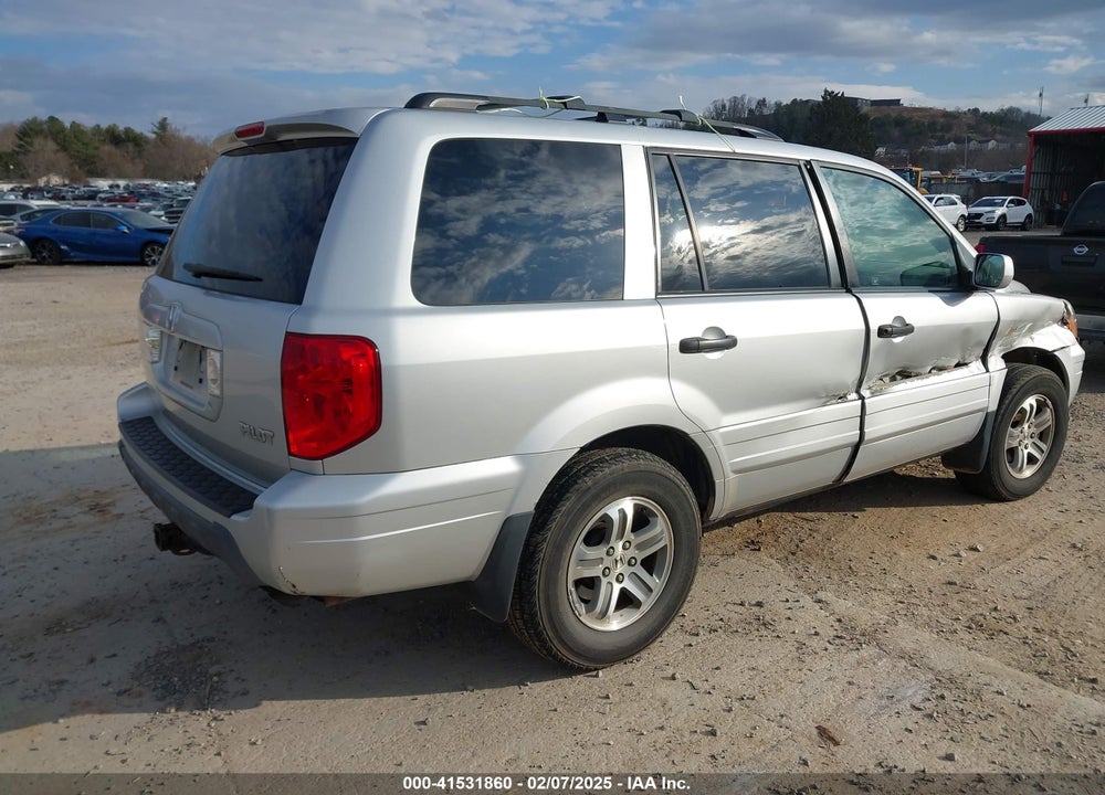2005 HONDA PILOT EX-L VIN: 5FNYF18645B014363
