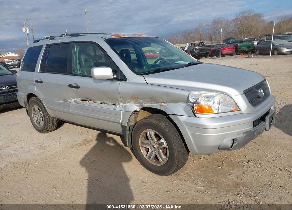 2005 HONDA PILOT EX-L VIN: 5FNYF18645B014363
