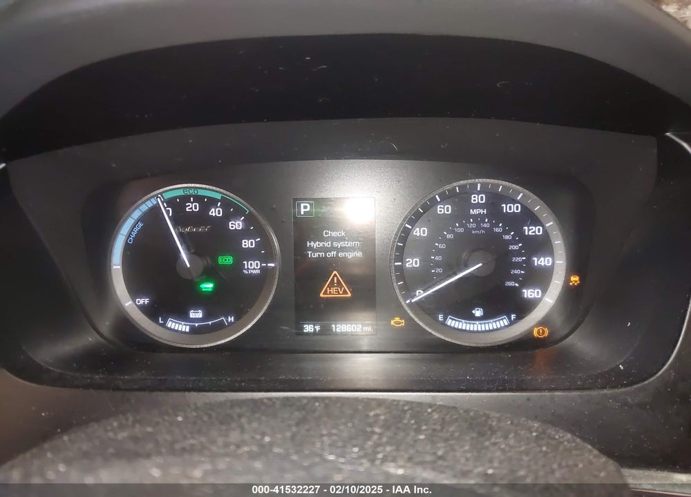 2016 HYUNDAI SONATA HYBRID VIN: KMHE24L12GA015580