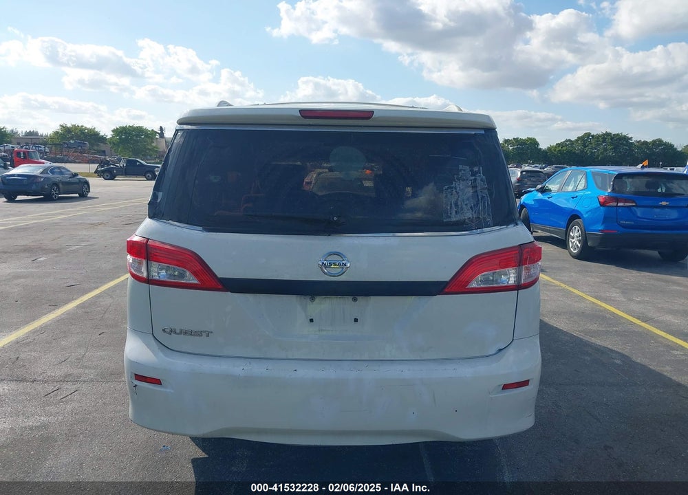 2015 NISSAN QUEST PLATINUM/S/SL/SV VIN: JN8AE2KP2F9131175