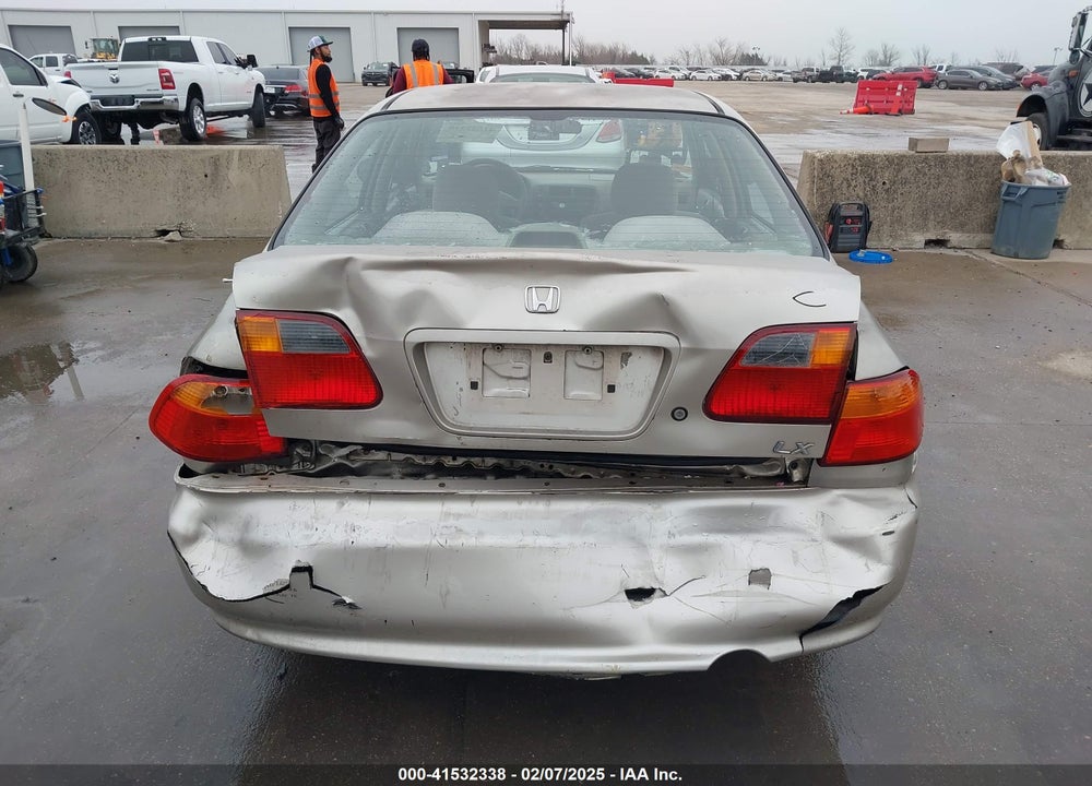 2000 HONDA CIVIC LX VIN: 1HGEJ6677YL048701