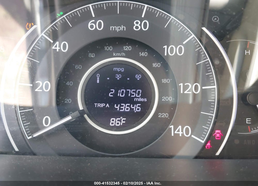 2013 HONDA CR-V EX-L VIN: 2HKRM4H71DH648217