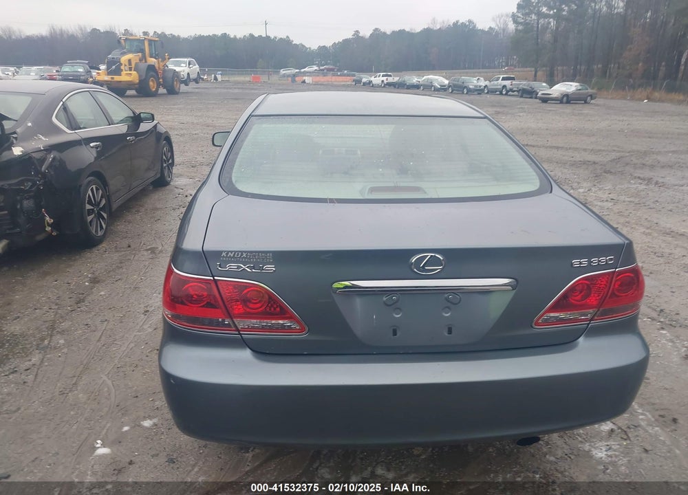 2005 LEXUS ES 330 VIN: JTHBA30G755091927