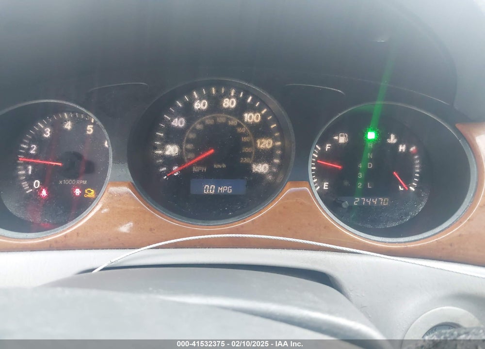 2005 LEXUS ES 330 VIN: JTHBA30G755091927