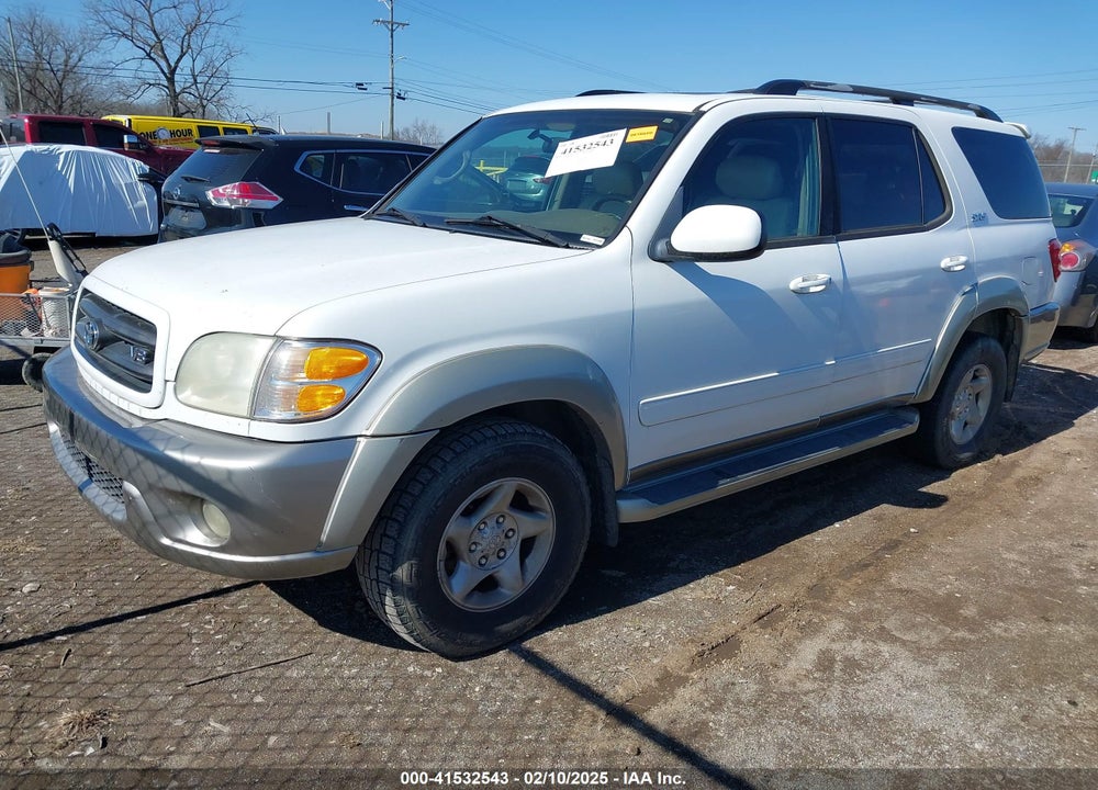 2002 TOYOTA SEQUOIA SR5 V8 VIN: 5TDZT34A32S087671