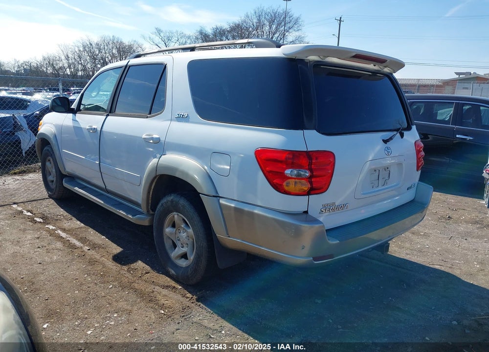 2002 TOYOTA SEQUOIA SR5 V8 VIN: 5TDZT34A32S087671