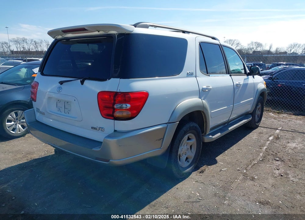 2002 TOYOTA SEQUOIA SR5 V8 VIN: 5TDZT34A32S087671