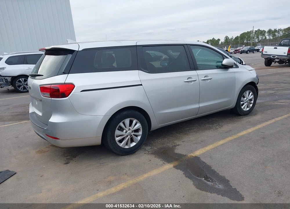 2017 KIA SEDONA L VIN: KNDMA5C14H6285021
