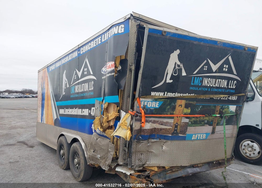 2022 SPARTAN ENCLOSED CARGO VIN: 50XBE1821NA031025