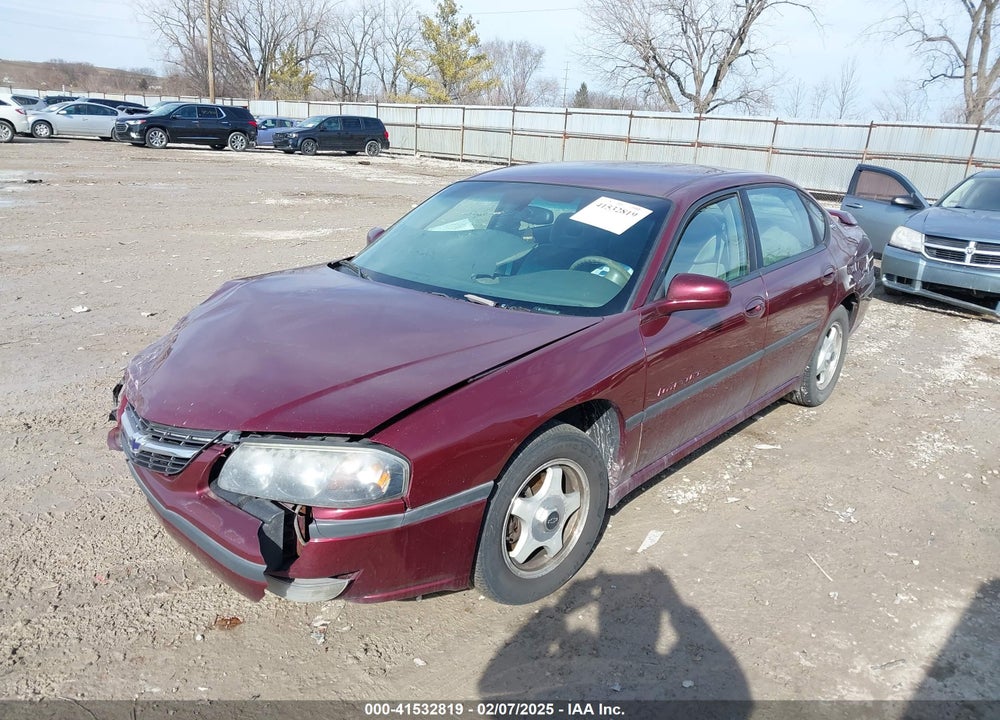 2000 CHEVROLET IMPALA LS VIN: 2G1WH55K2Y9229090