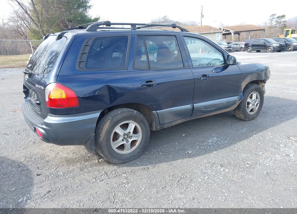 2004 HYUNDAI SANTA FE VIN: KM8SB12B44U659863