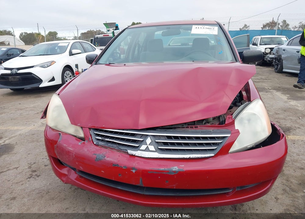 2006 MITSUBISHI LANCER VIN: JA3AJ26E16U035856