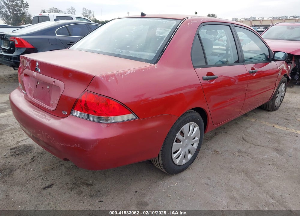 2006 MITSUBISHI LANCER VIN: JA3AJ26E16U035856