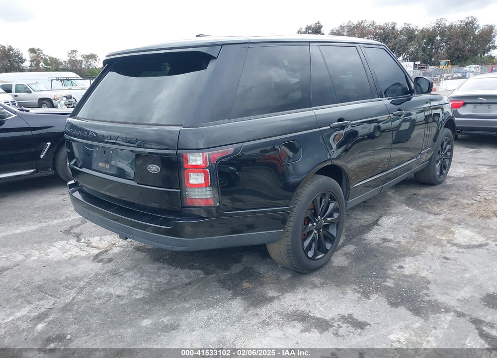 2014 LAND ROVER RANGE ROVER 3.0L V6 SUPERCHARGED HSE VIN: SALGS2WF2EA169818