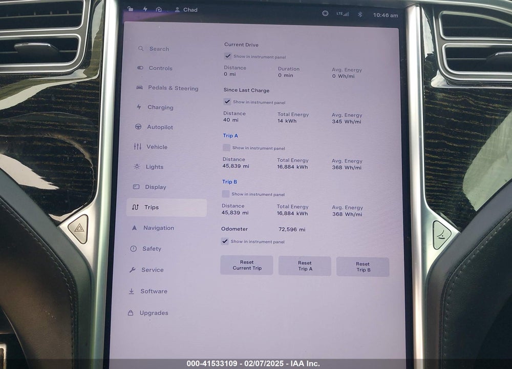 2017 TESLA MODEL S VIN: 5YJSA1E28HF202944
