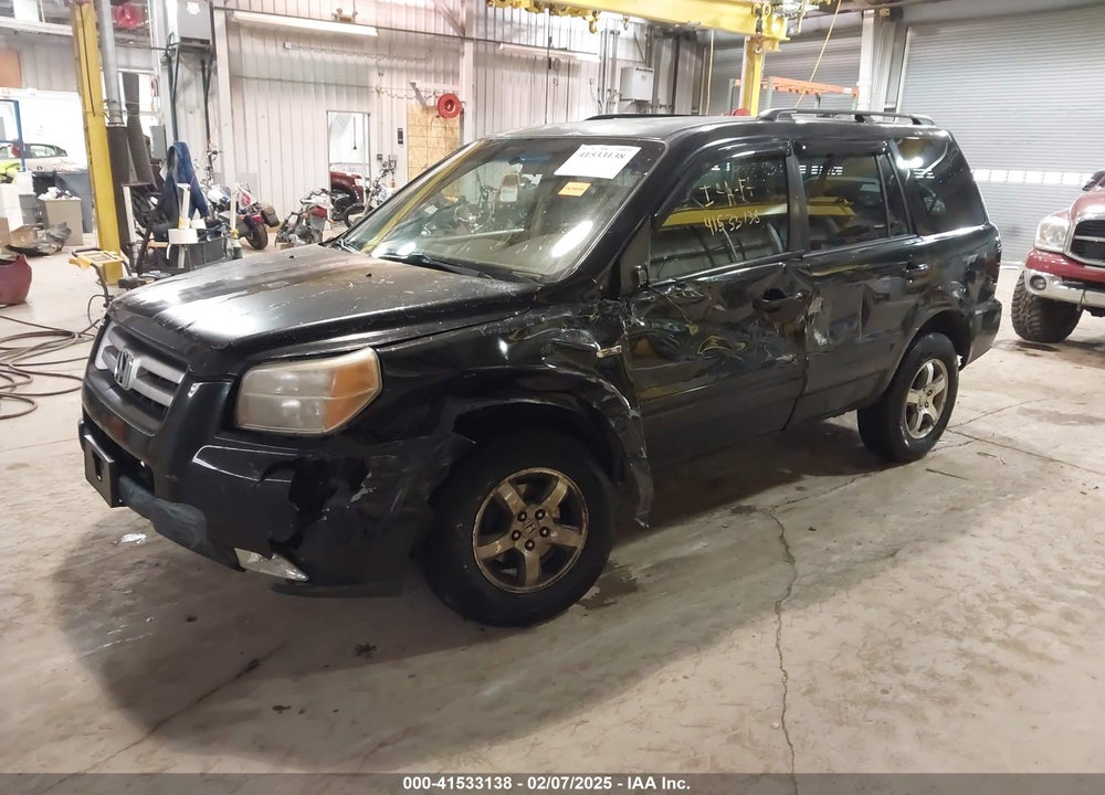 2008 HONDA PILOT EX VIN: 5FNYF18408B002021