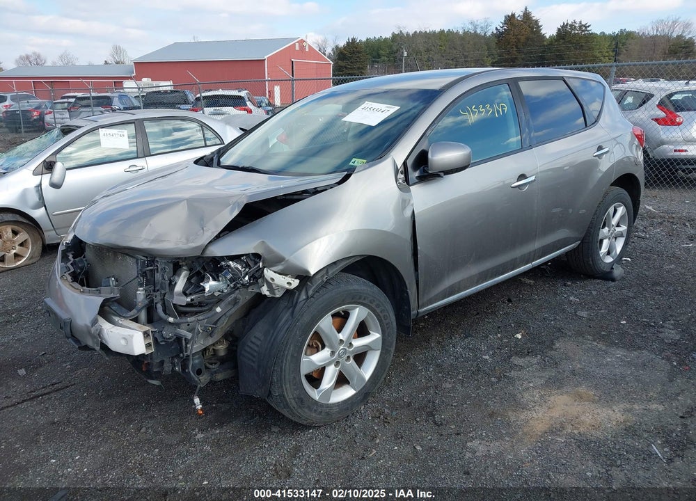 2010 NISSAN MURANO S VIN: JN8AZ1MU5AW000284