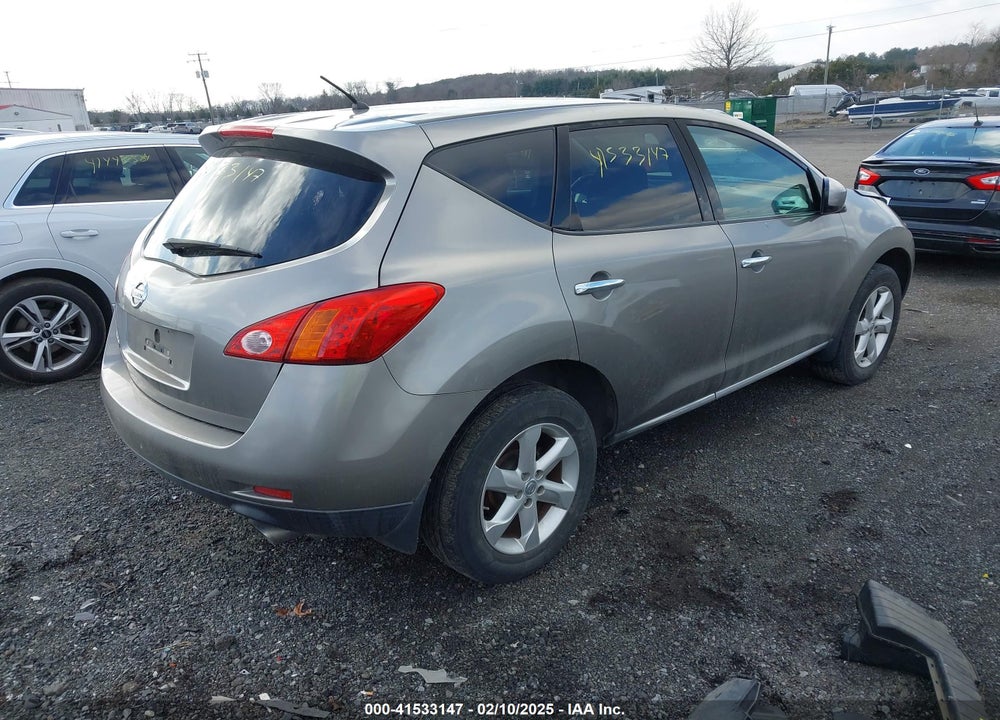 2010 NISSAN MURANO S VIN: JN8AZ1MU5AW000284