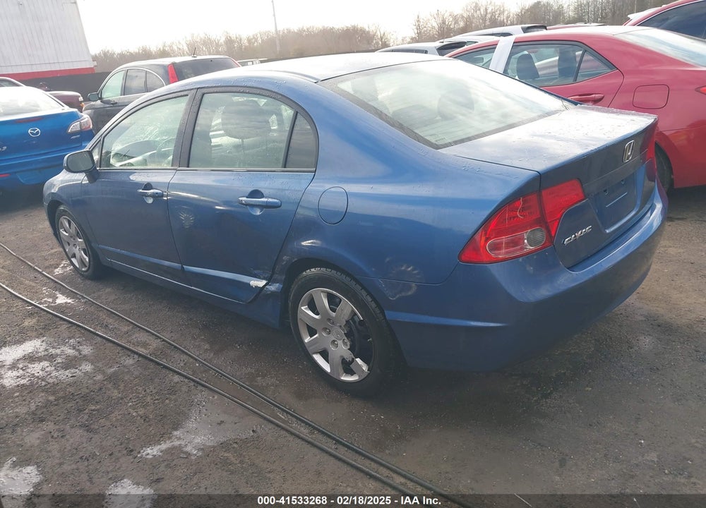 2008 HONDA CIVIC VIN: 2HGFA16598H522182