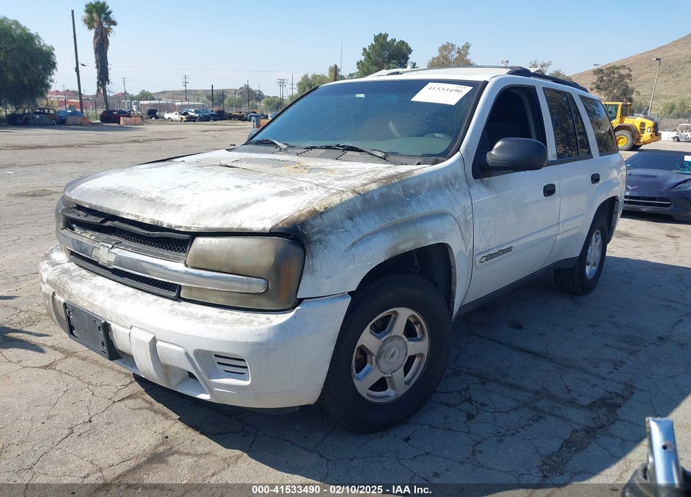 2002 CHEVROLET TRAILBLAZER LS VIN: 1GNDS13S122365476