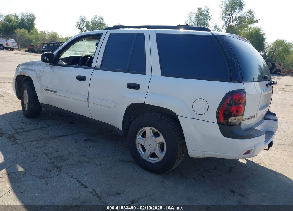 2002 CHEVROLET TRAILBLAZER LS VIN: 1GNDS13S122365476