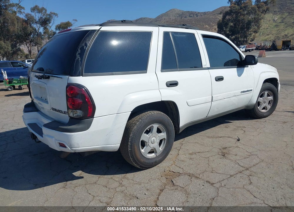 2002 CHEVROLET TRAILBLAZER LS VIN: 1GNDS13S122365476