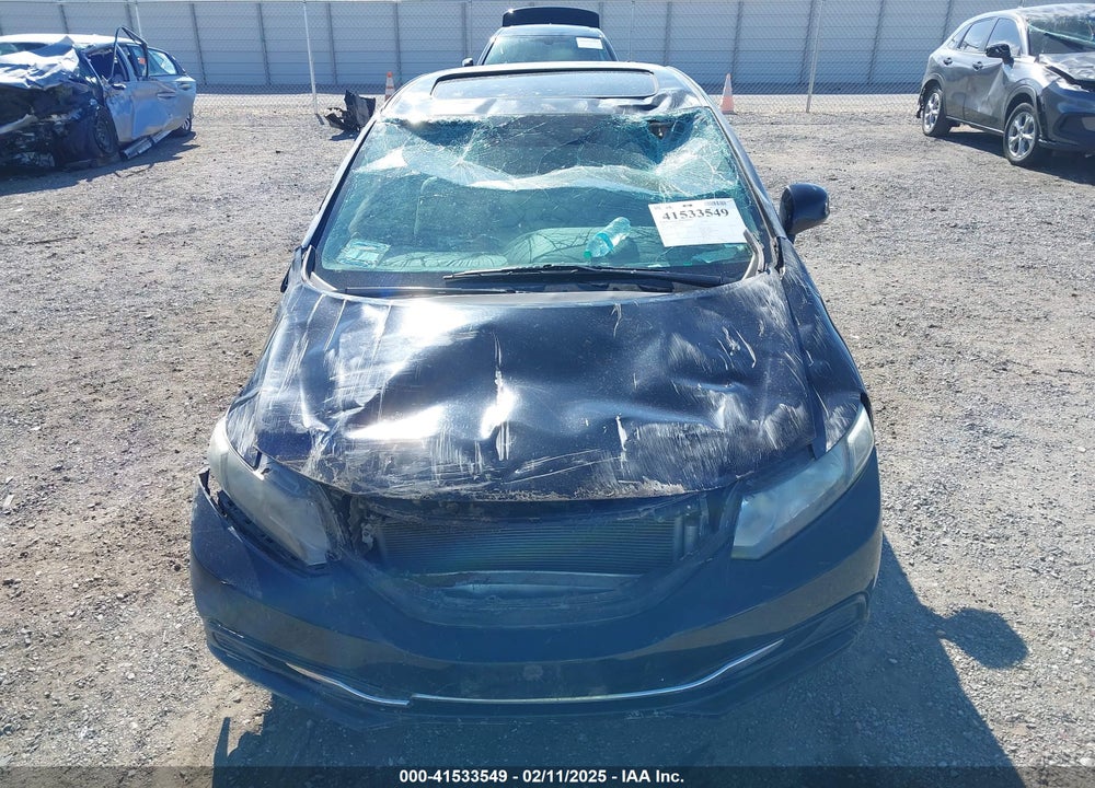 2013 HONDA CIVIC VIN: 19XFB2F87DE253472
