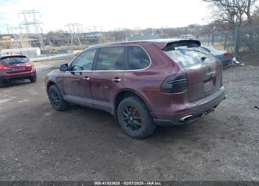 2008 PORSCHE CAYENNE S VIN: WP1AB29P98LA37275