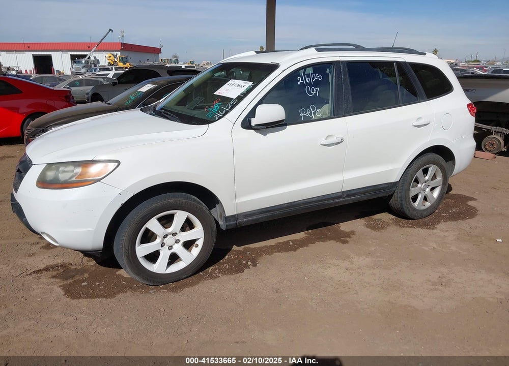 2009 HYUNDAI SANTA FE SE VIN: 5NMSH13E19H252139