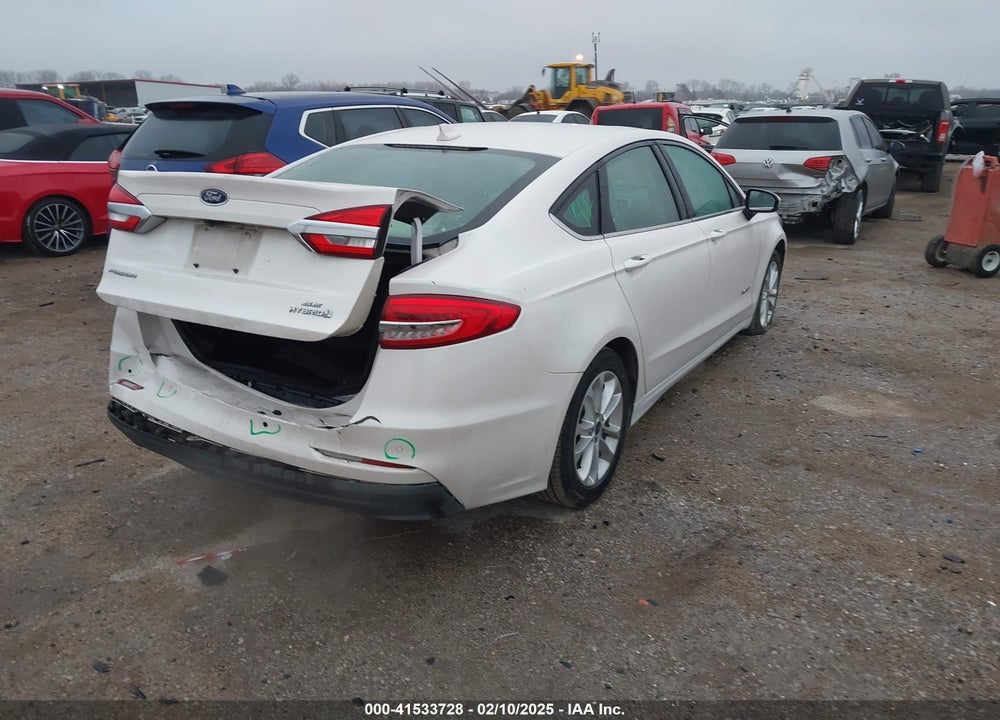 2019 FORD FUSION HYBRID VIN: 3FA6P0LU4KR187398