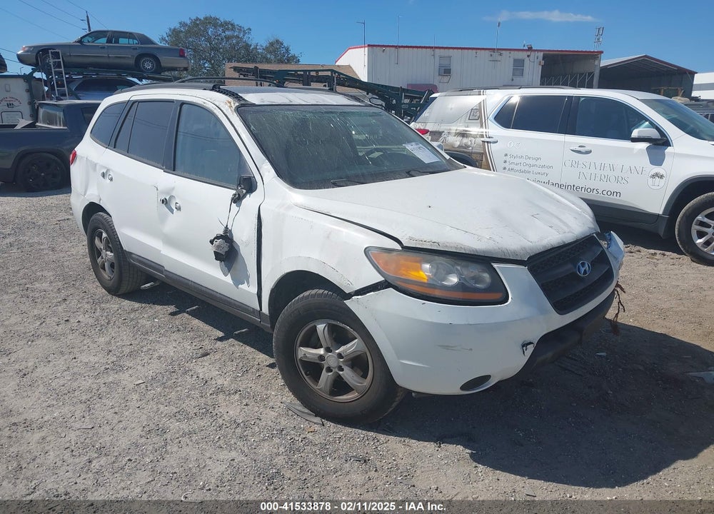 2008 HYUNDAI SANTA FE GLS VIN: 5NMSG13D88H167503
