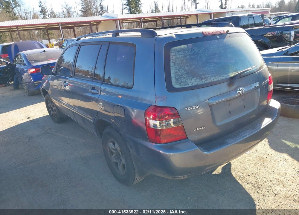 2005 TOYOTA HIGHLANDER VIN: JTEHD21A950039067