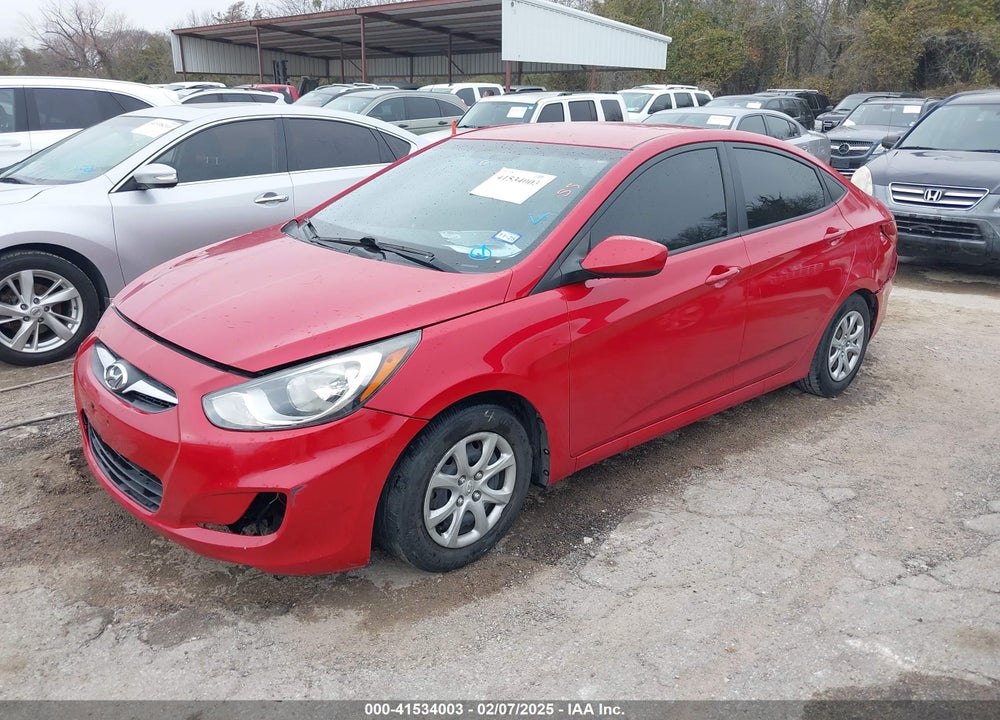 2014 HYUNDAI ACCENT VIN: KMHCT4AE1EU617666