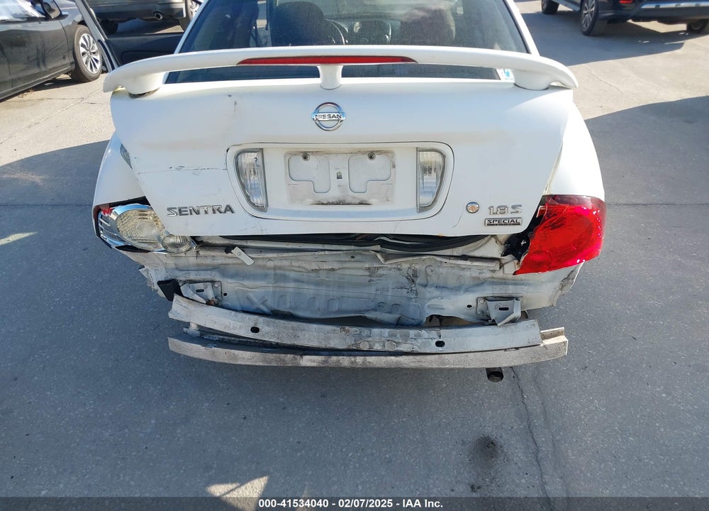 2005 NISSAN SENTRA 1.8S VIN: 3N1CB51D65L538592
