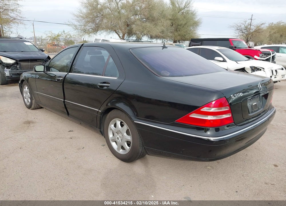 2001 MERCEDES-BENZ S 500 VIN: WDBNG75J71A135899