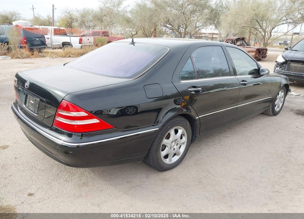 2001 MERCEDES-BENZ S 500 VIN: WDBNG75J71A135899