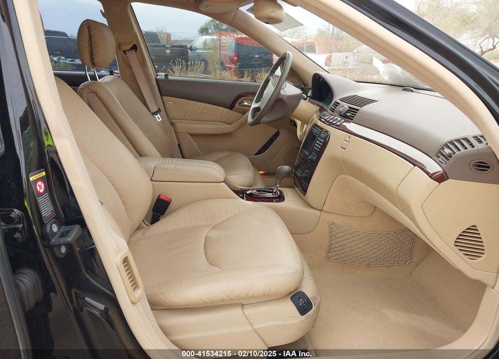 2001 MERCEDES-BENZ S 500 VIN: WDBNG75J71A135899