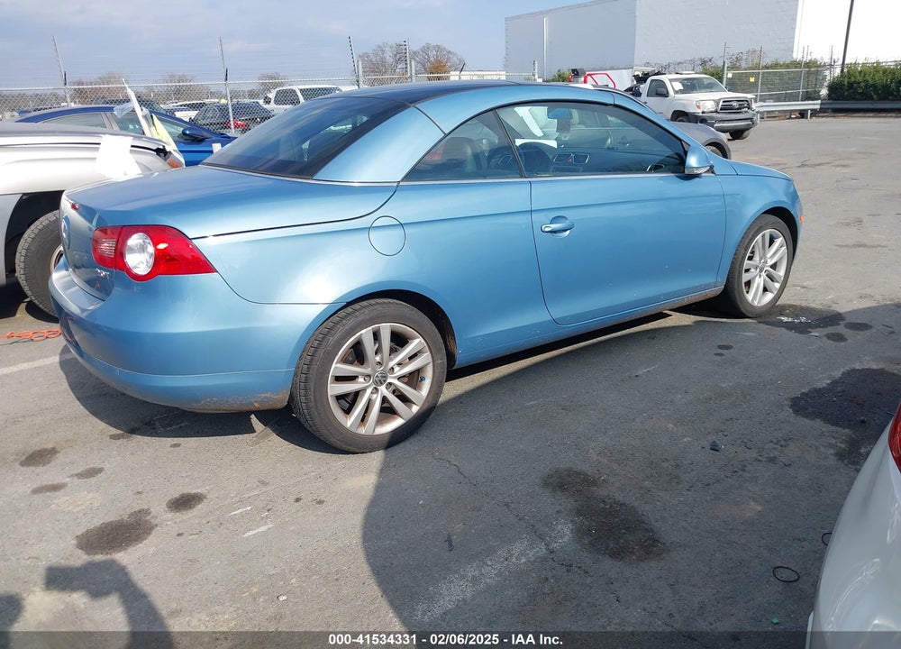 2008 VOLKSWAGEN EOS KOMFORT/TURBO VIN: WVWBA71F18V027241