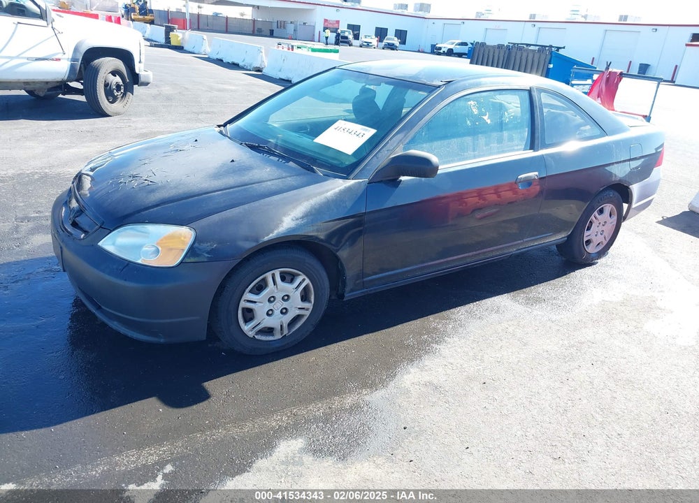 2001 HONDA CIVIC LX VIN: 1HGEM22591L024619