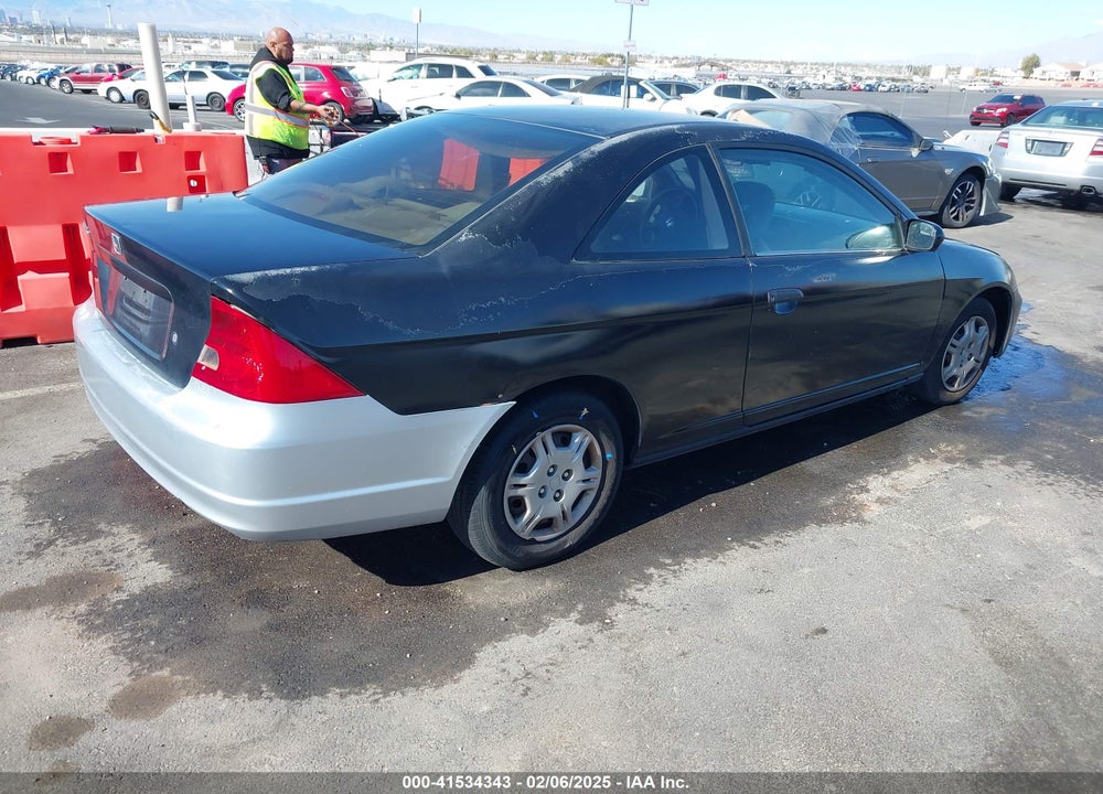 2001 HONDA CIVIC LX VIN: 1HGEM22591L024619