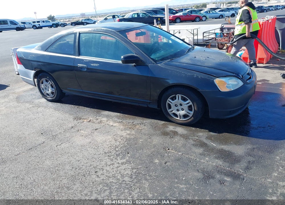 2001 HONDA CIVIC LX VIN: 1HGEM22591L024619