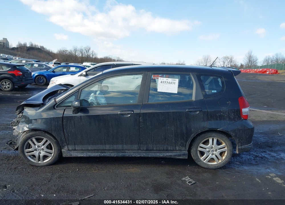 2007 HONDA FIT SPORT VIN: JHMGD38627S065829